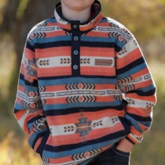 Boy's Cinch Fleece Pullover Size Medium